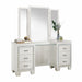 Allura (3)Vanity Dresser with Mirror in White/Transparent - 1916W-15* - FAMSA Furniture (TX)