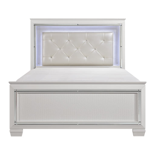 Allura (3)Eastern King Bed, LED Lighting in Transparent/White - 1916KW-1EK* - FAMSA Furniture (TX)