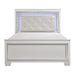Allura (3)Full Bed, LED Lighting in Transparent/White - 1916FW-1* - FAMSA Furniture (TX)