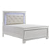Allura (3)Full Bed, LED Lighting in Transparent/White - 1916FW-1* - FAMSA Furniture (TX)