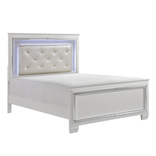Allura (3)Eastern King Bed, LED Lighting in Transparent/White - 1916KW-1EK* - FAMSA Furniture (TX)