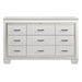 Allura Dresser in Transparent/White - 1916W-5 - FAMSA Furniture (TX)
