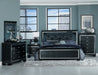 Allura (3)Eastern King Bed, LED Lighting in Black/Transparent - 1916KBK-1EK* - FAMSA Furniture (TX)