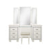 Allura (3)Vanity Dresser with Mirror in White/Transparent - 1916W-15* - FAMSA Furniture (TX)