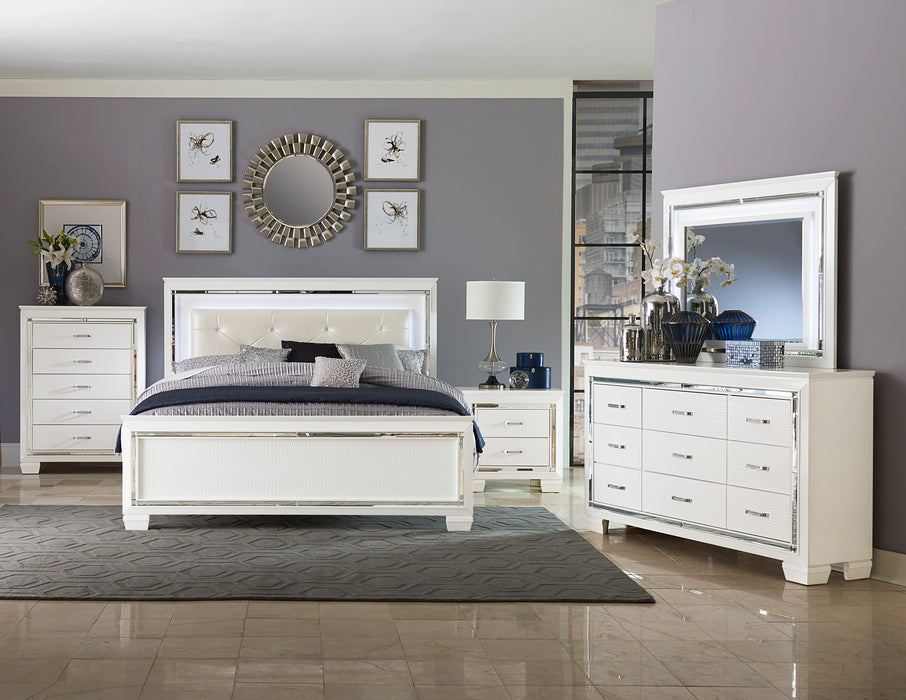 Allura Dresser in Transparent/White - 1916W-5 - FAMSA Furniture (TX)