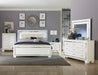 Allura (3)Full Bed, LED Lighting in Transparent/White - 1916FW-1* - FAMSA Furniture (TX)