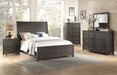 Hebron Queen Sleigh Bed in Cherry - 1923-1 - FAMSA Furniture (TX)