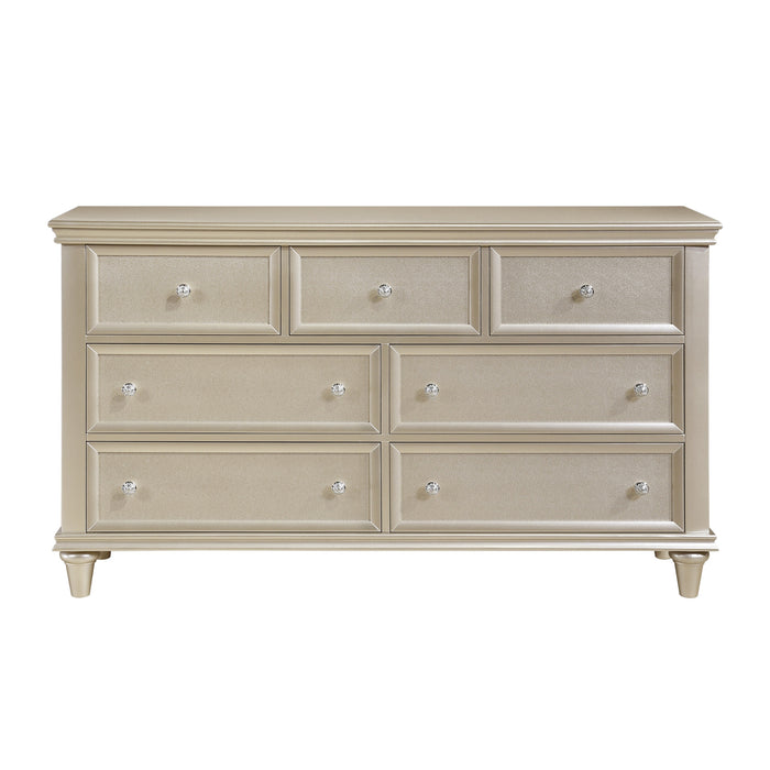 Celandine Dresser in Gold/Silver/Champagne - 1928-5 - FAMSA Furniture (TX)