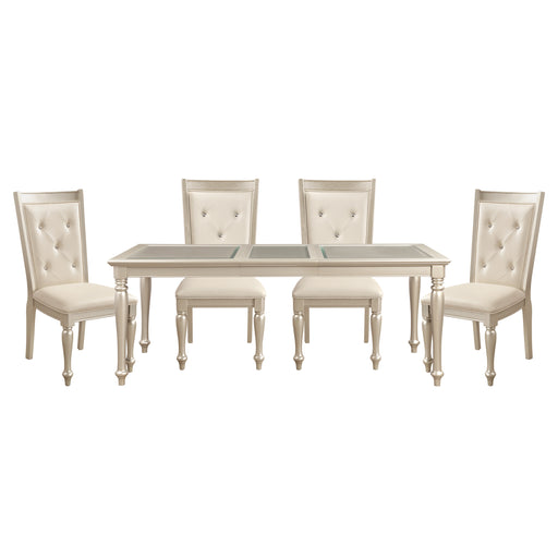 Celandine 5pc Set (TB+4S) in Gold/Silver/Champagne - 1928-78NG*5 - FAMSA Furniture (TX)