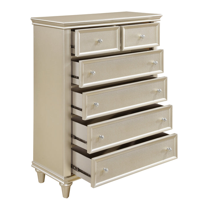 Celandine Chest in Gold/Silver/Champagne - 1928-9 - FAMSA Furniture (TX)