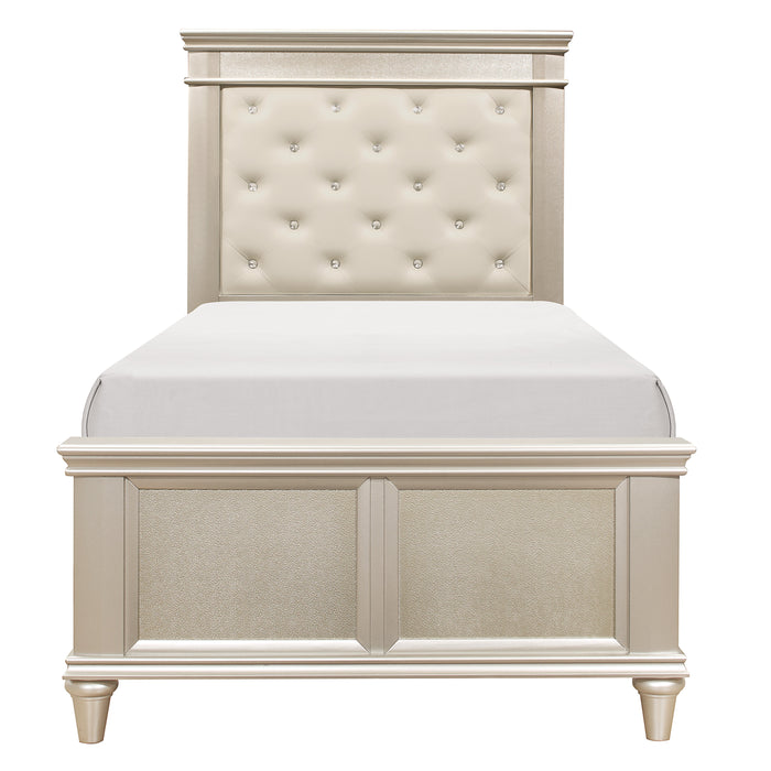 Celandine 4pc Set (TB+NS+DR+MR) in Gold/Silver/Champagne - 1928T-1*4 - FAMSA Furniture (TX)