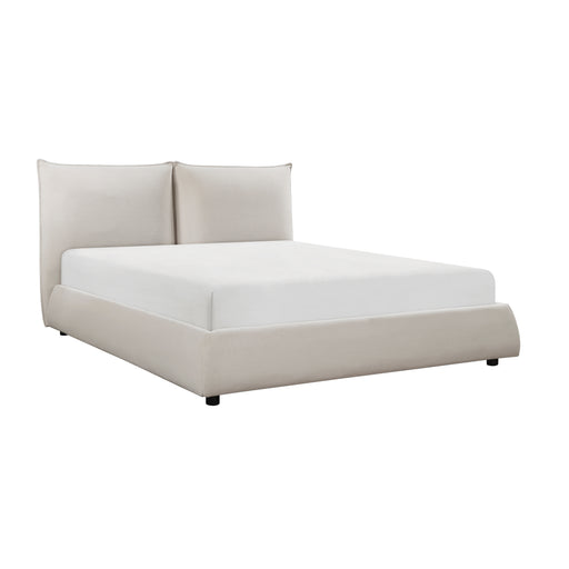 Linna Full Platform Bed in Beige - 1930F-1 - FAMSA Furniture (TX)