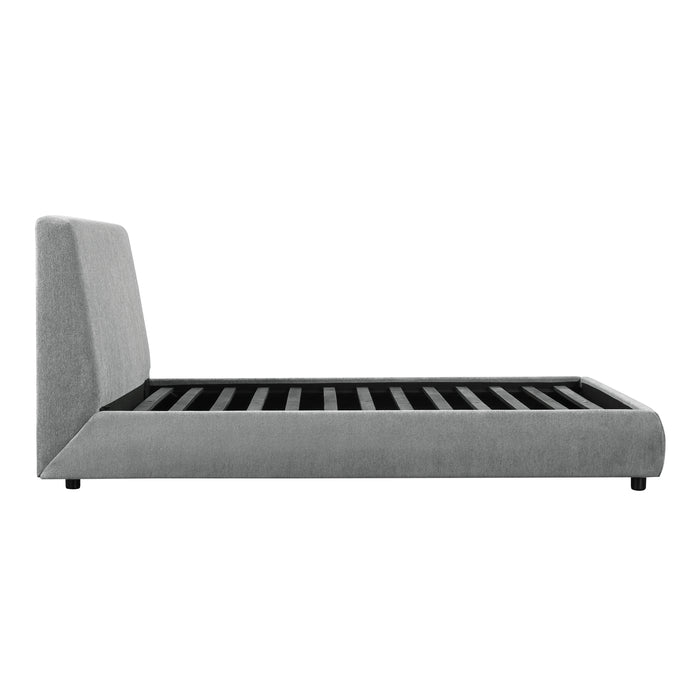 Alford Eastern King Platform Bed in Gray - 1931K-1EK - FAMSA Furniture (TX)
