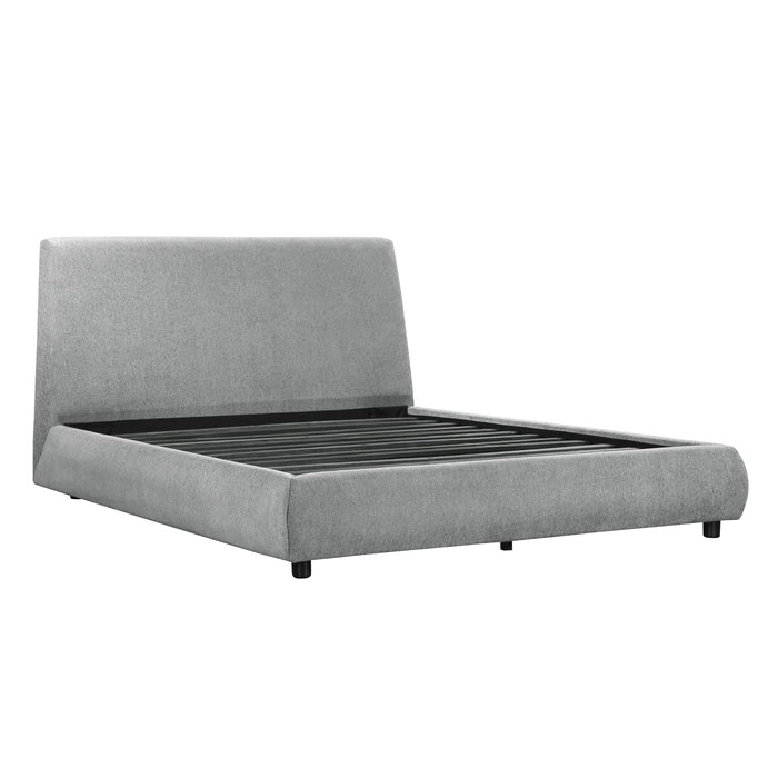 Alford Full Platform Bed in Gray - 1931F-1 - FAMSA Furniture (TX)