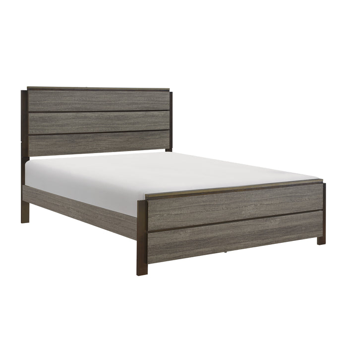 Vestavia 4pc set (QB+NS+DR+MR) in Gray/Brown - 1936-1*4 - FAMSA Furniture (TX)