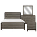 Vestavia 4pc set (QB+NS+DR+MR) in Gray/Brown - 1936-1*4 - FAMSA Furniture (TX)