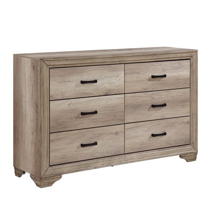 Lonan Dresser in Natural - 1955-5 - FAMSA Furniture (TX)