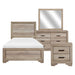 Lonan 4pc Set (TB+NS+DR+MR) in Natural - 1955T-1*4 - FAMSA Furniture (TX)