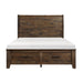 Jerrick 4PC SET: 1QB,1NS,1DR,1MR in Brown - 1957-1*4 - FAMSA Furniture (TX)
