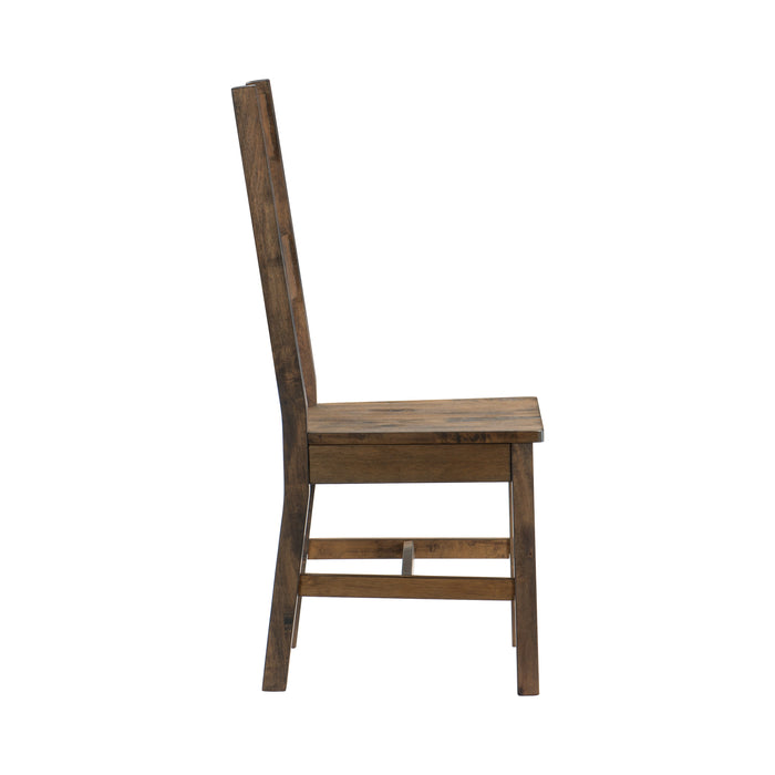 Jerrick Side Chair in Brown - 1957S - FAMSA Furniture (TX)