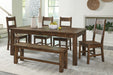 Jerrick Bench in Brown - 1957-13 - FAMSA Furniture (TX)