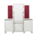 Bevelle (4)Vanity Dresser with Mirror in Transparent/Gold/Silver/Champagne/Gray - 1958-15* - FAMSA Furniture (TX)