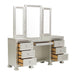 Bevelle (4)Vanity Dresser with Mirror in Transparent/Gold/Silver/Champagne/Gray - 1958-15* - FAMSA Furniture (TX)