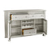 Bevelle Server in Gold/Silver/Champagne/Gray/Transparent - 1958-40 - FAMSA Furniture (TX)