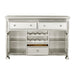 Bevelle Server in Gold/Silver/Champagne/Gray/Transparent - 1958-40 - FAMSA Furniture (TX)