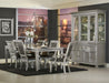 Bevelle Dining Table in Gold/Silver/Champagne/Gray/Transparent - 1958-96 - FAMSA Furniture (TX)