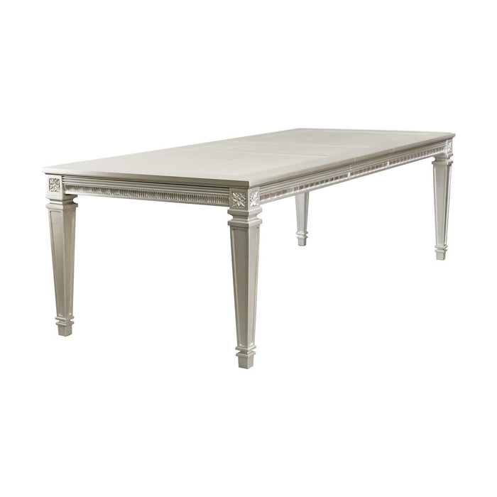 Bevelle Dining Table in Gold/Silver/Champagne/Gray/Transparent - 1958-96 - FAMSA Furniture (TX)