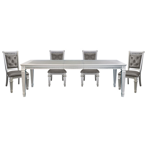 Bevelle 5pc Set (TB+4S) in Transparent/Gray/Gold/Silver/Champagne - 1958-96*5 - FAMSA Furniture (TX)