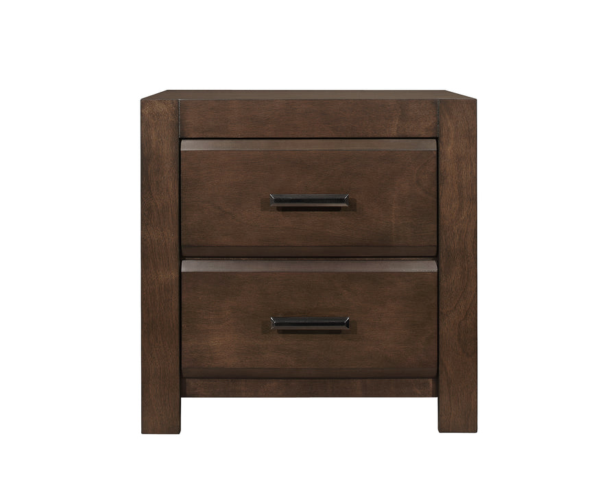 Erwan 4pc Set (QB+NS+DR+MR) in Espresso - 1961RF-1N*4 - FAMSA Furniture (TX)