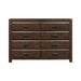 Erwan 4pc Set (QB+NS+DR+MR) in Espresso - 1961RF-1N*4 - FAMSA Furniture (TX)