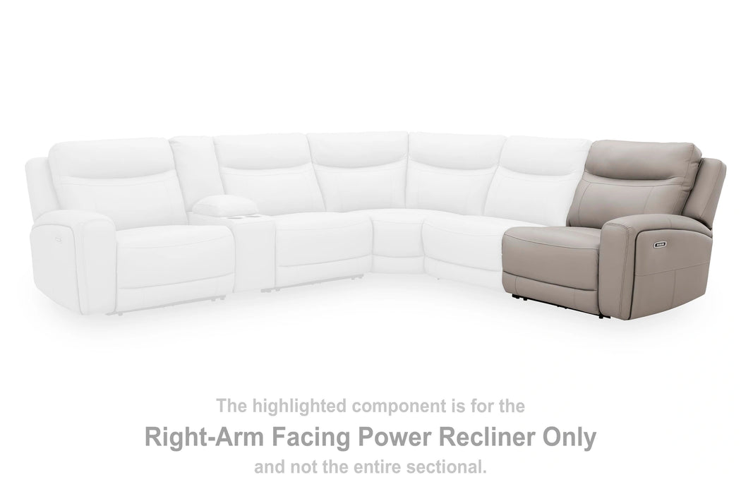 Gravier Power Reclining Sectional with Storage Console