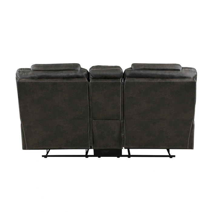Gainesville Double Reclining Love Seat With Center Console