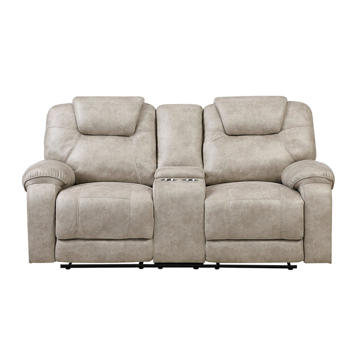 Gainesville Double Reclining Love Seat With Center Console