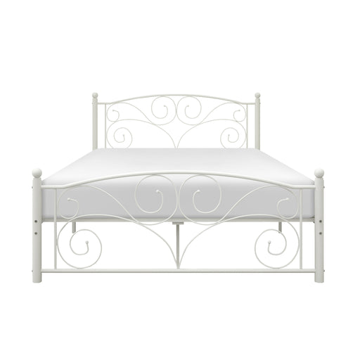 Pallina Full Platform Bed in White - 2021FW-1 - FAMSA Furniture (TX)