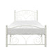 Pallina Twin Platform Bed in White - 2021TW-1 - FAMSA Furniture (TX)
