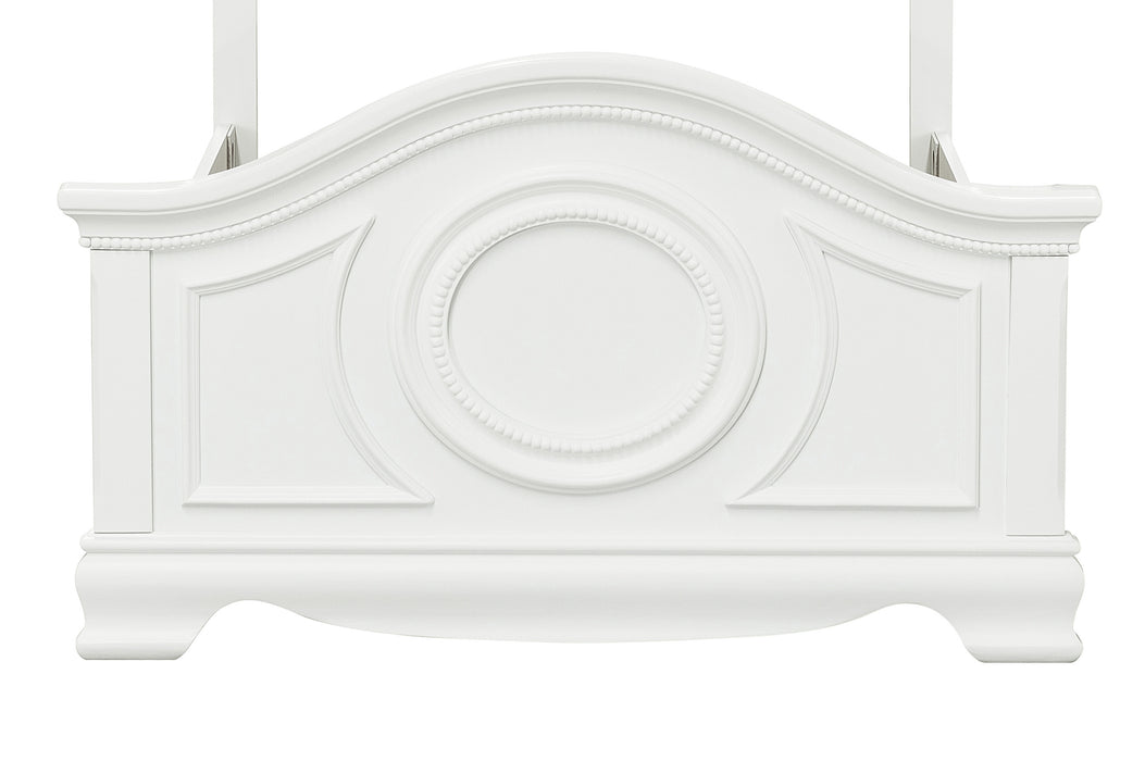 Lucida 4pc Set (TB+NS+DR+MR) in White - 2039TW-1*4 - FAMSA Furniture (TX)
