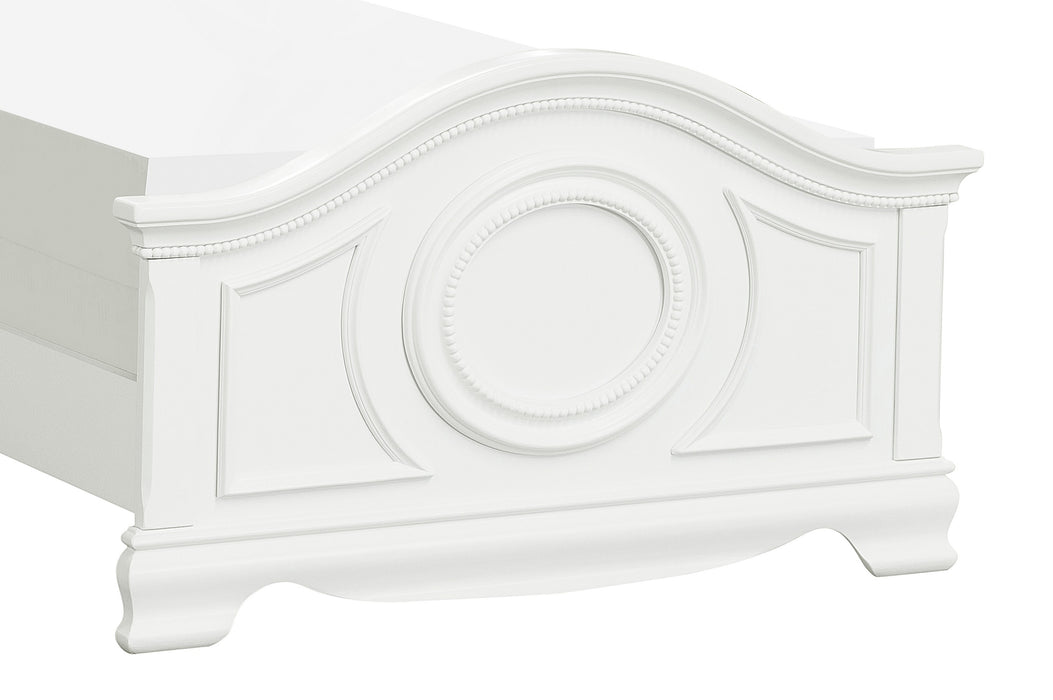 Lucida Full Bed in White - 2039FW-1 - FAMSA Furniture (TX)