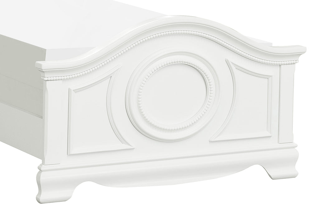 Lucida 4pc Set (TB+NS+DR+MR) in White - 2039TW-1*4 - FAMSA Furniture (TX)