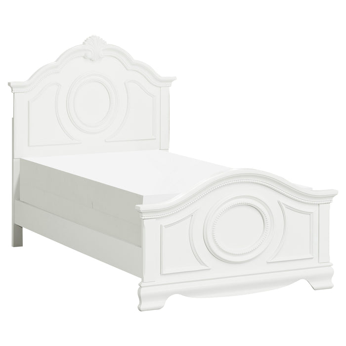 Lucida Twin Bed in White - 2039TW-1 - FAMSA Furniture (TX)
