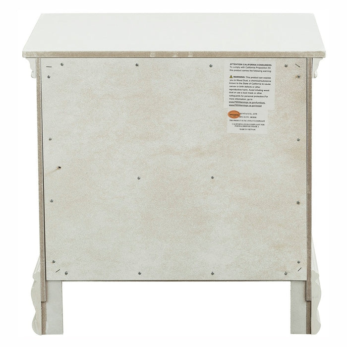 Lucida Nightstand in White - 2039W-4 - FAMSA Furniture (TX)
