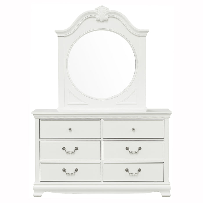 Lucida Mirror in White - 2039W-6 - FAMSA Furniture (TX)