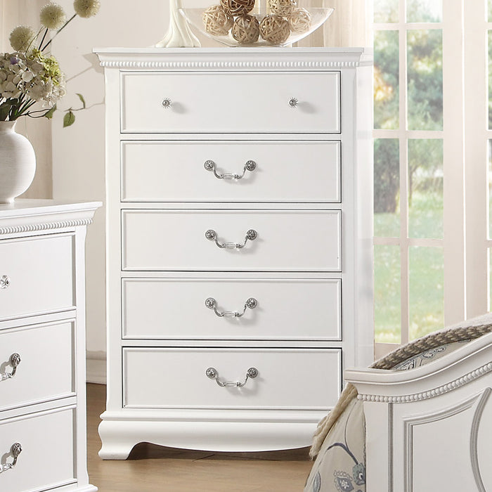 Lucida Chest in White - 2039W-9 - FAMSA Furniture (TX)