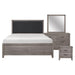 Woodrow 4PC SET: 1QB,1NS,1DR,1MR in Gray - 2042-1*4 - FAMSA Furniture (TX)