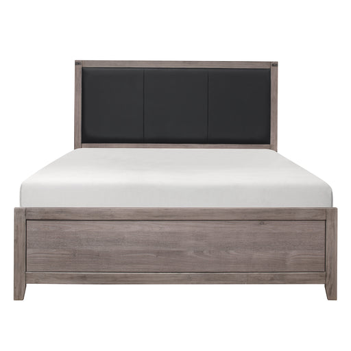 Woodrow 4PC SET: 1QB,1NS,1DR,1MR in Gray - 2042-1*4 - FAMSA Furniture (TX)