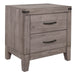 Woodrow Nightstand in Gray - 2042-4 - FAMSA Furniture (TX)