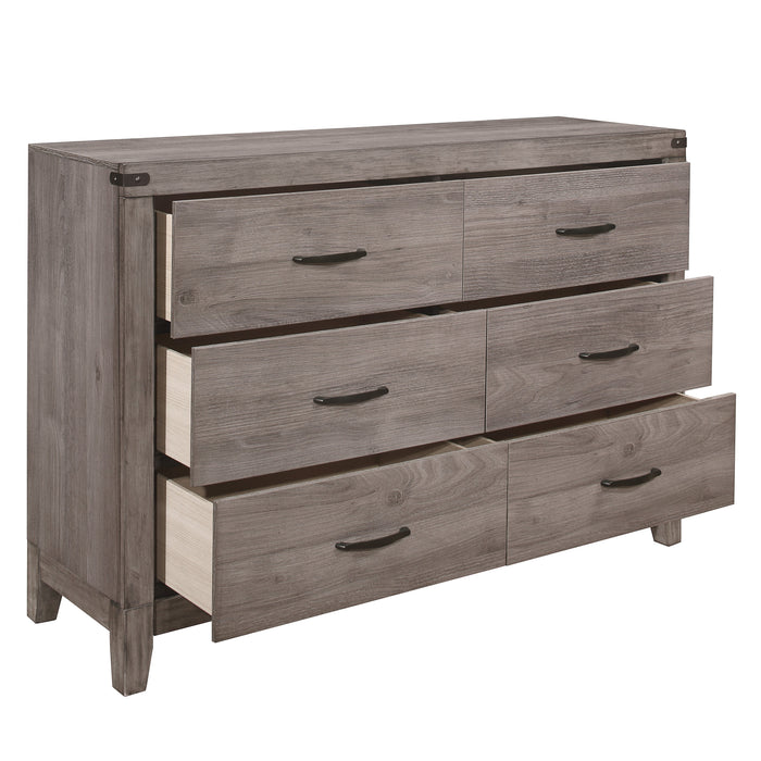 Woodrow Dresser in Gray - 2042-5 - FAMSA Furniture (TX)